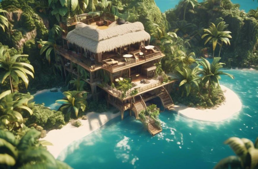 Billionaire’s Tropical Island Hideaway 🏝️✨