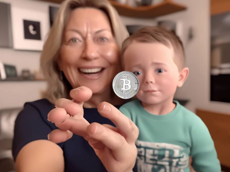 Mom livestreams herself for son's coin 🚀💸