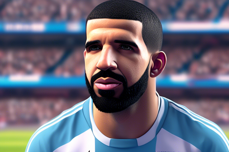 Argentina Soccer Team gently teased Drake over his lost Bitcoin bet. 🤡🇦🇷🎵