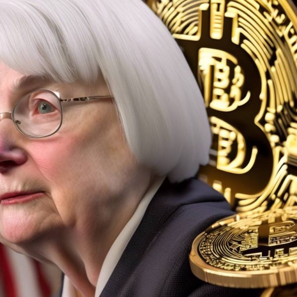 Janet Yellen’s $1M Bitcoin Sign Photobomb 😲😎