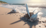 Broken wind turbine pieces are washing up on Nantucket beach 🌊