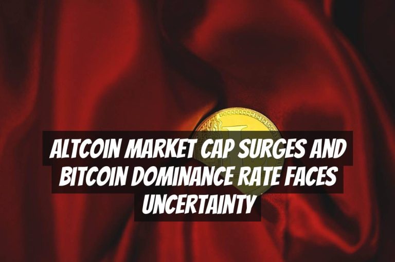 Altcoin Market Cap Surges and Bitcoin Dominance Rate Faces Uncertainty
