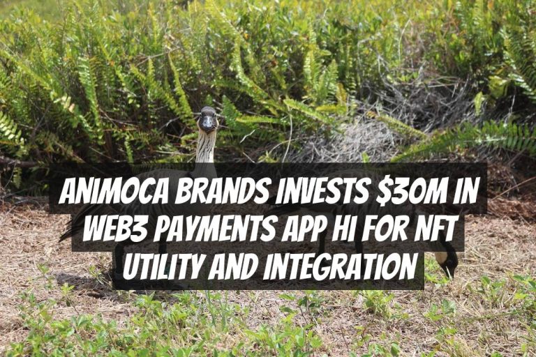 Animoca Brands Invests $30M in Web3 Payments App hi for NFT Utility and Integration