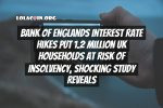 Bank of Englands Interest Rate Hikes Put 1.2 Million UK Households at Risk of Insolvency, Shocking Study Reveals