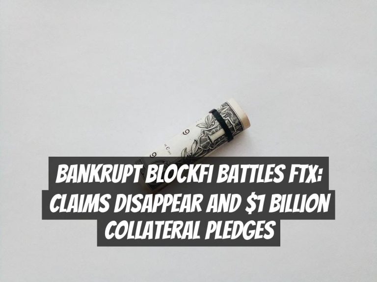 Bankrupt BlockFi Battles FTX: Claims Disappear and $1 Billion Collateral Pledges