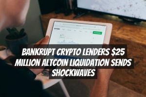 Bankrupt Crypto Lenders $25 Million Altcoin Liquidation Sends Shockwaves