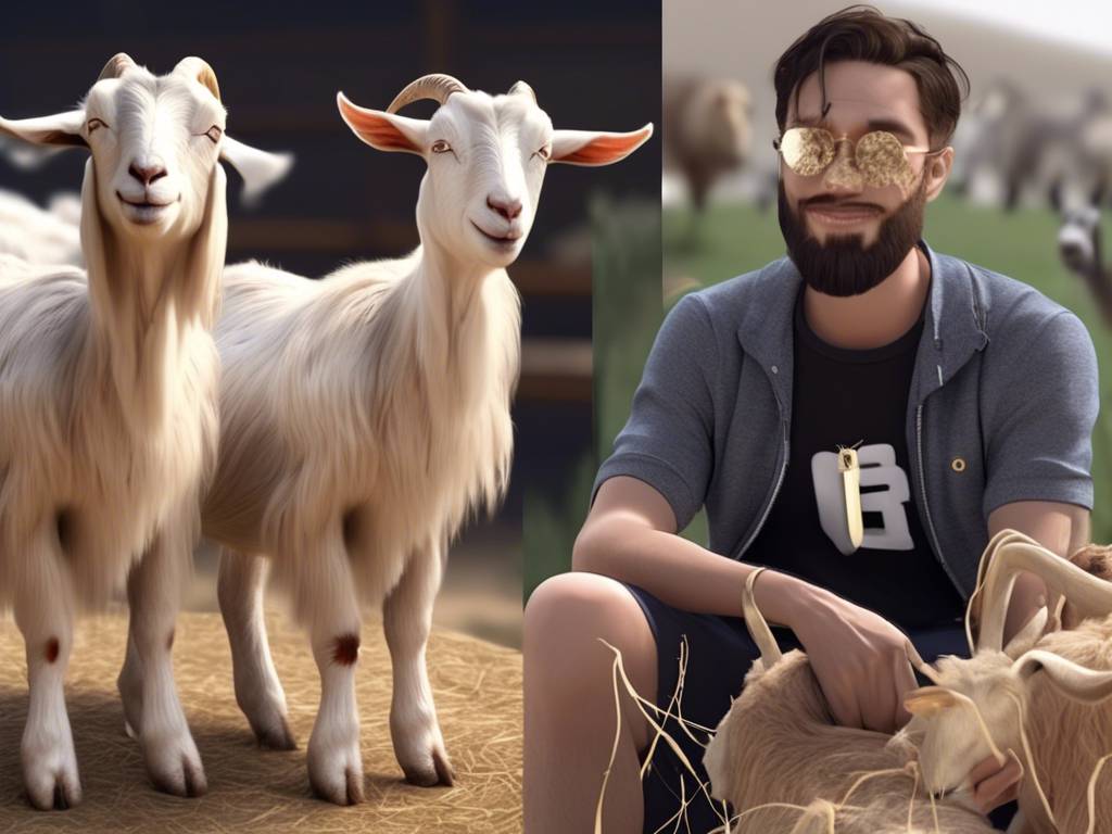 Mystery man buys goats and names them after crypto 🐐