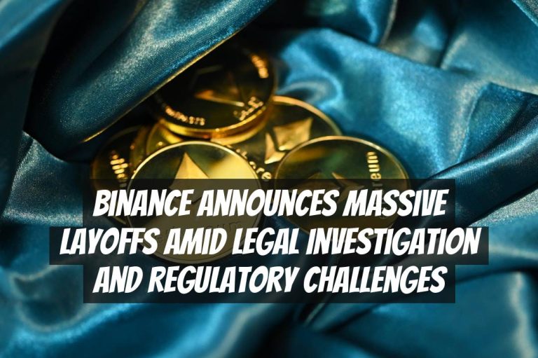 Binance Announces Massive Layoffs Amid Legal Investigation and Regulatory Challenges