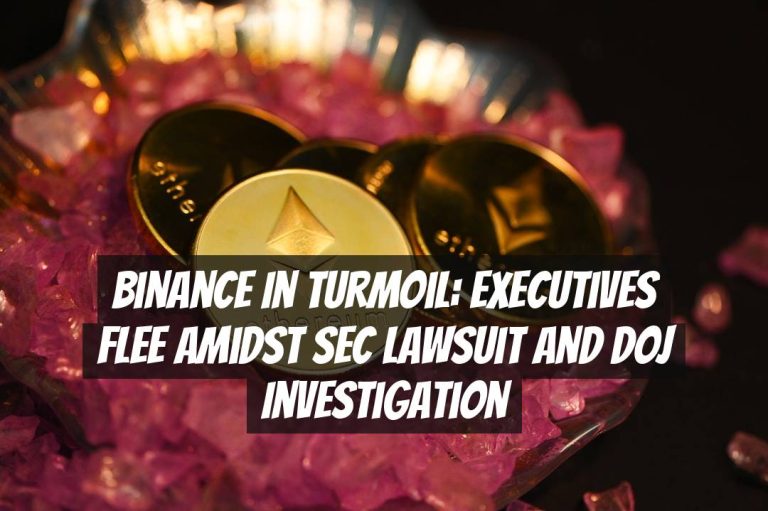 Binance in Turmoil: Executives Flee Amidst SEC Lawsuit and DOJ Investigation