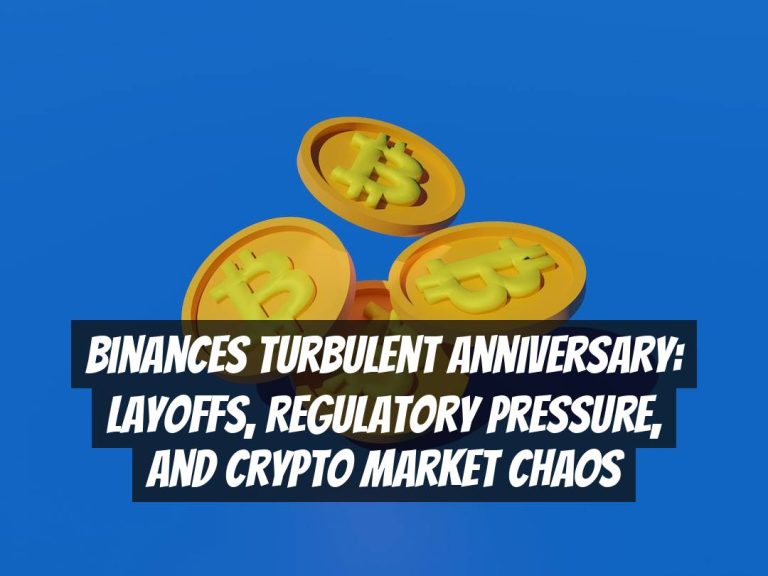 Binances Turbulent Anniversary: Layoffs, Regulatory Pressure, and Crypto Market Chaos