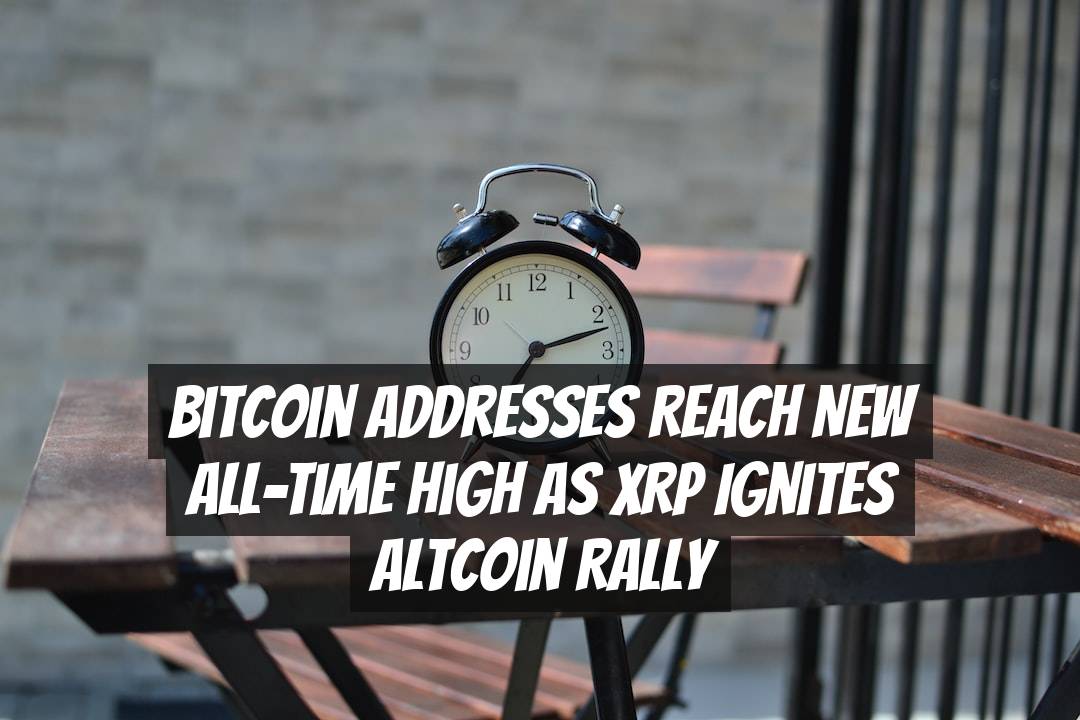 Bitcoin Addresses Reach New All-Time High as XRP Ignites Altcoin Rally