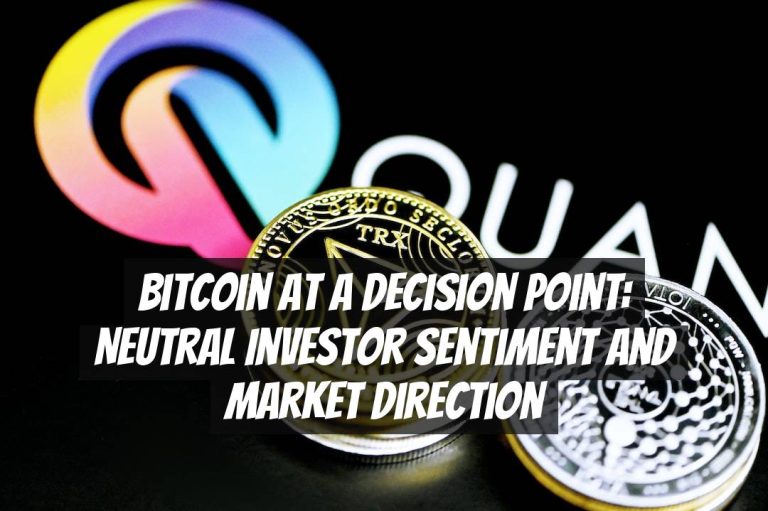 Bitcoin at a Decision Point: Neutral Investor Sentiment and Market Direction