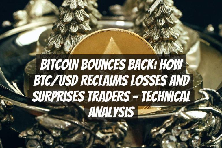 Bitcoin Bounces Back: How BTC/USD Reclaims Losses and Surprises Traders – Technical Analysis
