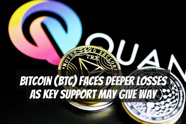Bitcoin (BTC) Faces Deeper Losses as Key Support May Give Way