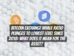 Bitcoin Exchange Whale Ratio Plunges to Lowest Level Since 2018: What Does It Mean for the Asset?