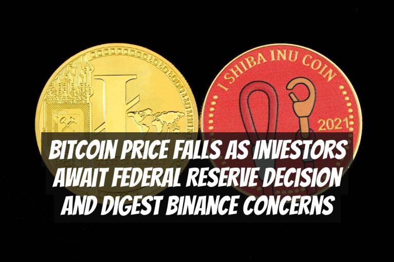 Bitcoin Price Falls as Investors Await Federal Reserve Decision and Digest Binance Concerns