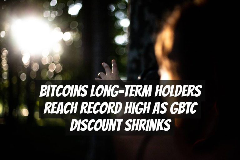 Bitcoins Long-Term Holders Reach Record High as GBTC Discount Shrinks