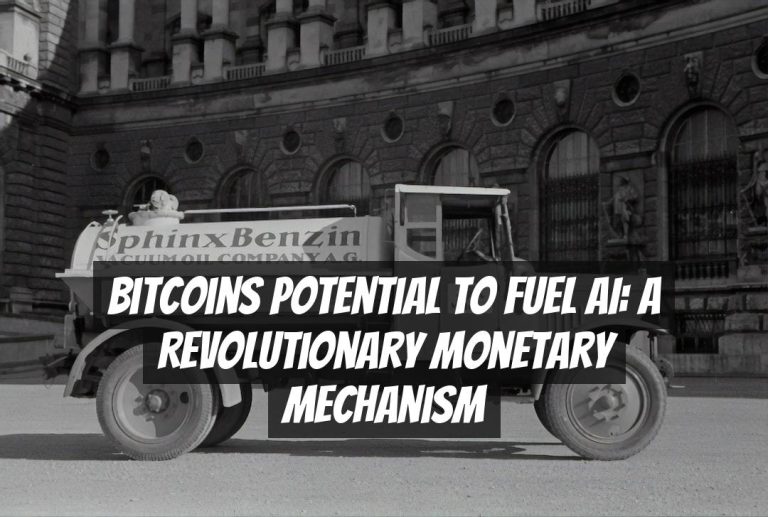 Bitcoins Potential to Fuel AI: A Revolutionary Monetary Mechanism