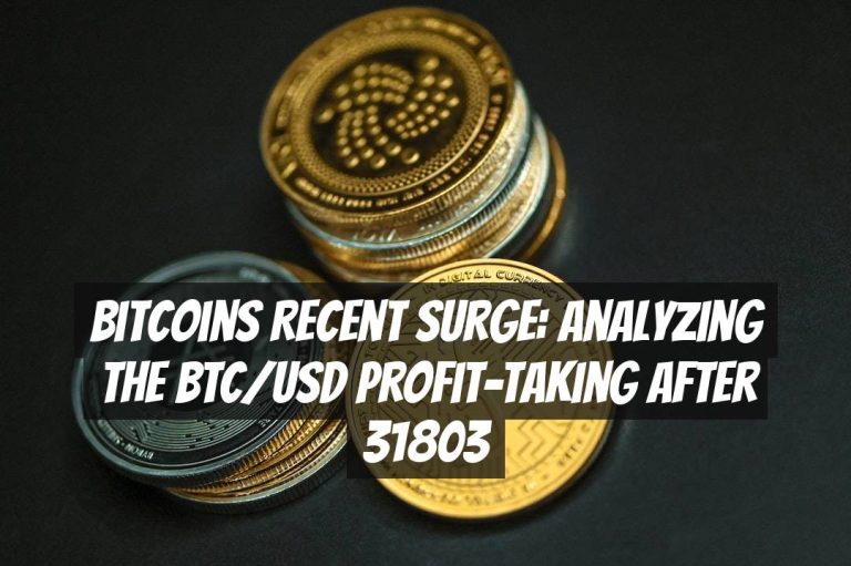 Bitcoins Recent Surge: Analyzing the BTC/USD Profit-Taking After 31803