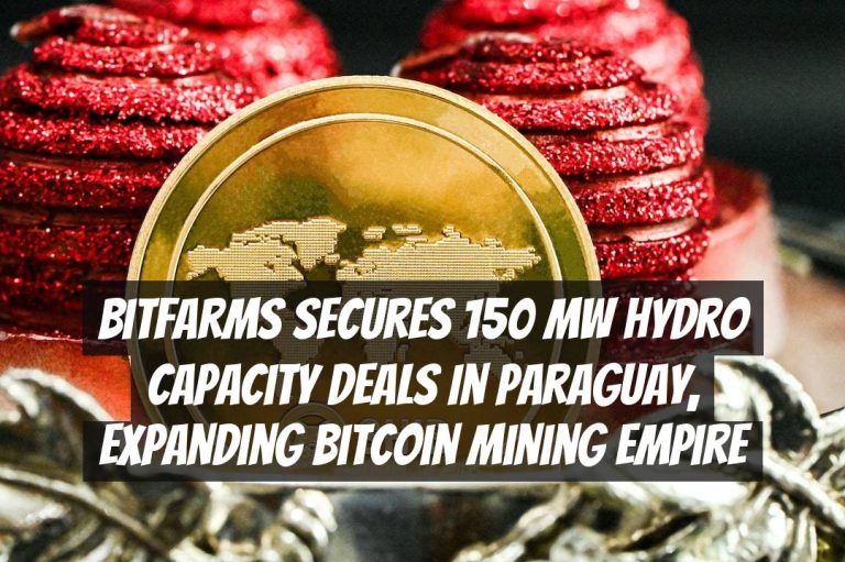 Bitfarms Secures 150 MW Hydro Capacity Deals in Paraguay, Expanding Bitcoin Mining Empire