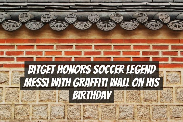 Bitget Honors Soccer Legend Messi with Graffiti Wall on His Birthday