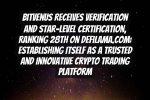 BitVenus Receives Verification and Star-Level Certification, Ranking 28th on Defilama.com: Establishing Itself as a Trusted and Innovative Crypto Trading Platform