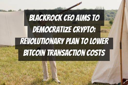 BlackRock CEO Aims to Democratize Crypto: Revolutionary Plan to Lower Bitcoin Transaction Costs