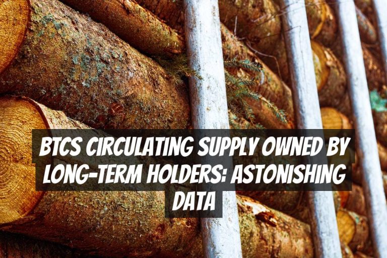 BTCs Circulating Supply Owned by Long-Term Holders: Astonishing Data