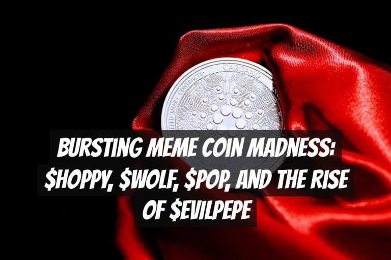 Bursting Meme Coin Madness: $HOPPY, $WOLF, $POP, and the Rise of $EVILPEPE