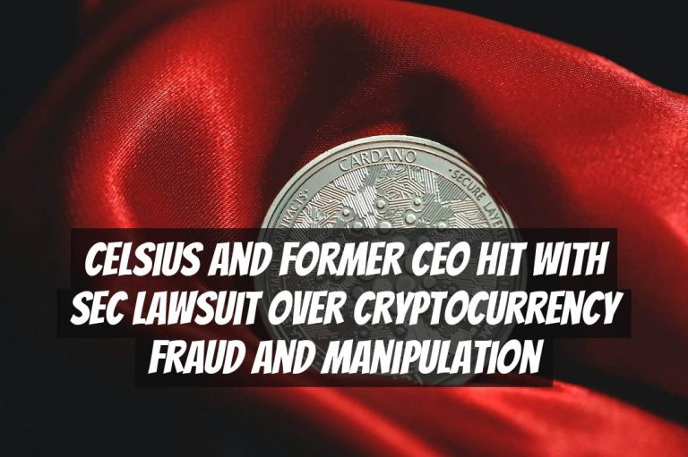 Celsius and Former CEO Hit with SEC Lawsuit Over Cryptocurrency Fraud and Manipulation