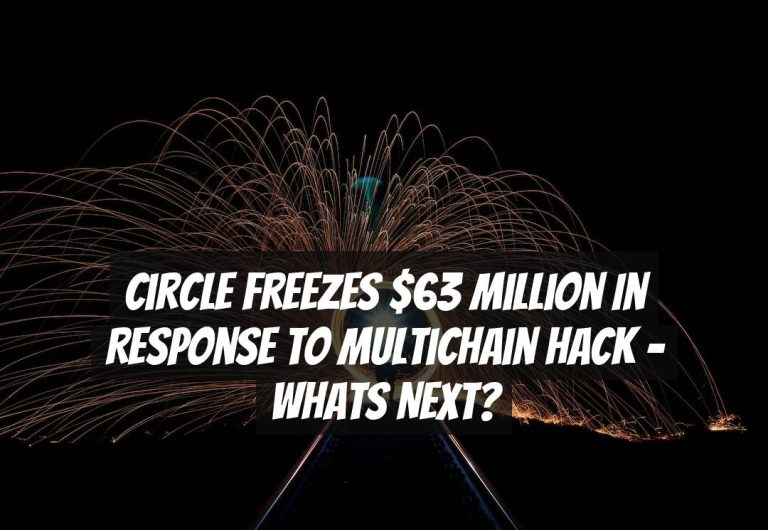 Circle Freezes $63 Million in Response to Multichain Hack – Whats Next?