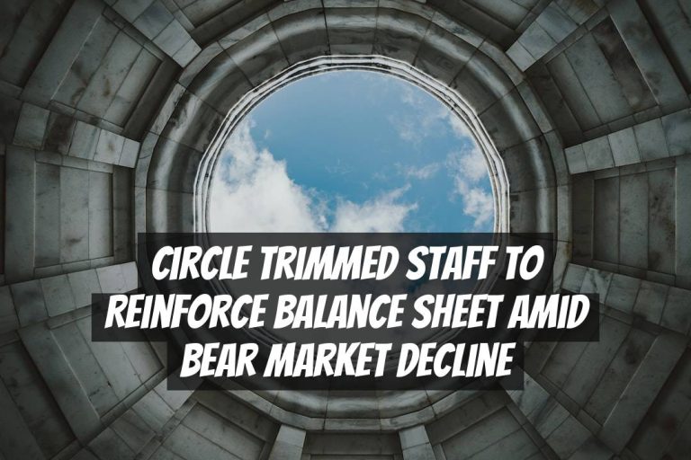 Circle Trimmed Staff to Reinforce Balance Sheet Amid Bear Market Decline