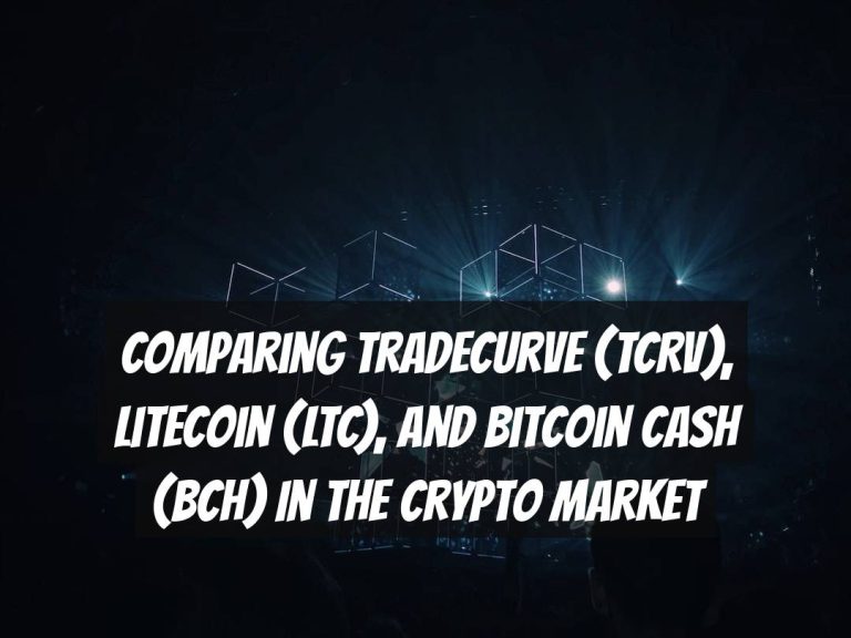 Comparing Tradecurve (TCRV), Litecoin (LTC), and Bitcoin Cash (BCH) in the Crypto Market