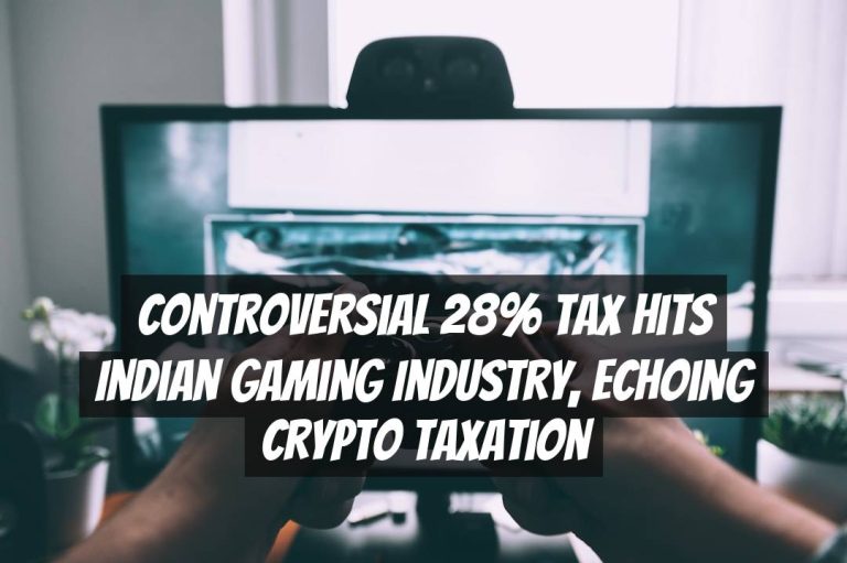 Controversial 28% Tax Hits Indian Gaming Industry, Echoing Crypto Taxation