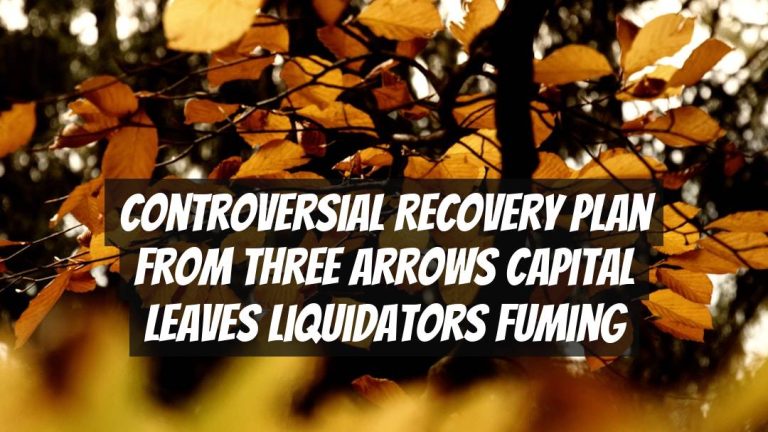 Controversial Recovery Plan from Three Arrows Capital Leaves Liquidators Fuming