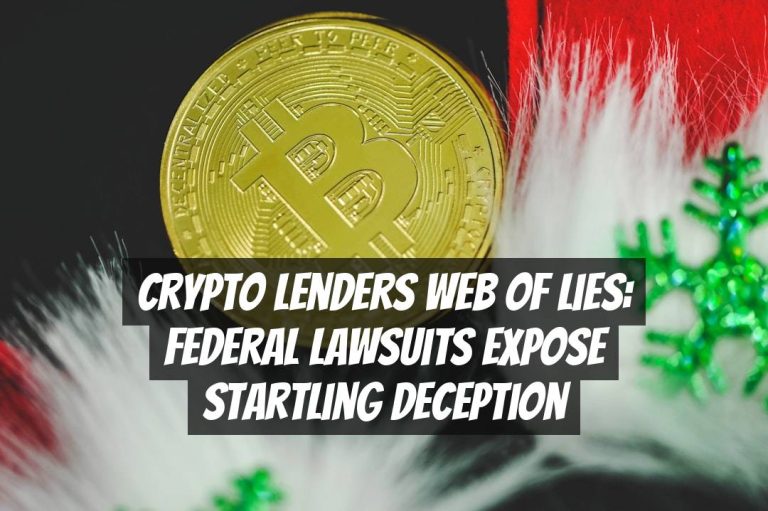 Crypto Lenders Web of Lies: Federal Lawsuits Expose Startling Deception