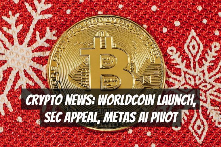 Crypto News: Worldcoin Launch, SEC Appeal, Metas AI Pivot