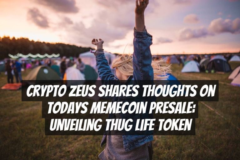 Crypto ZEUS Shares Thoughts on Todays Memecoin Presale: Unveiling Thug Life Token