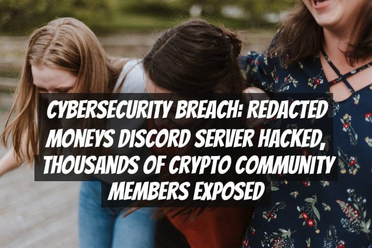 Cybersecurity Breach: Redacted Moneys Discord Server Hacked, Thousands of Crypto Community Members Exposed