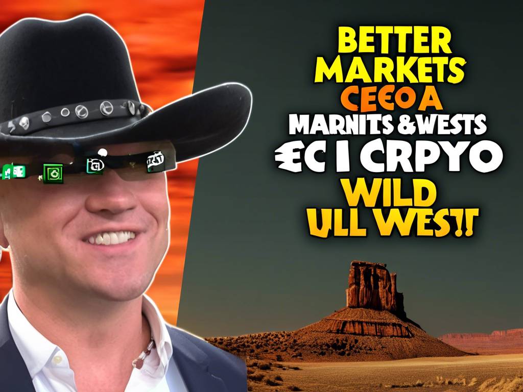 Better Markets CEO warns: Crypto is a Wild West! 🤠🚨