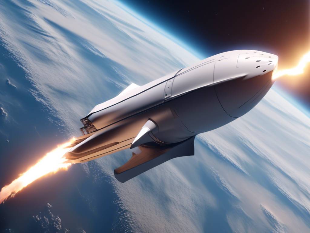 Exciting: SpaceX Starship re-enters Earth with 🔥!