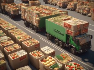 Massive food shipments en route to Gaza 🚢🍲 Bon voyage!