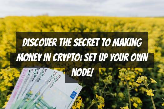 Discover the Secret to Making Money in Crypto: Set Up Your Own Node!