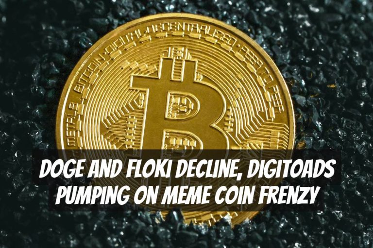 Doge and Floki Decline, DigiToads Pumping on Meme Coin Frenzy
