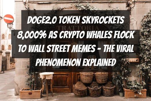 DOGE2.0 Token Skyrockets 8,000% as Crypto Whales Flock to Wall Street Memes – The Viral Phenomenon Explained