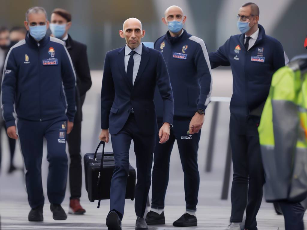 Breaking: Rubiales arrives in Madrid, sparking investigation 👀🔍