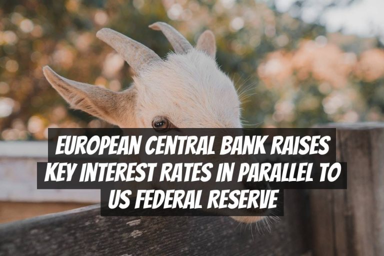 European Central Bank Raises Key Interest Rates in Parallel to US Federal Reserve