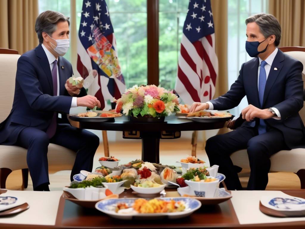 US VP Harris & Sec of State Blinken host lunch for Japanese PM 🇯🇵