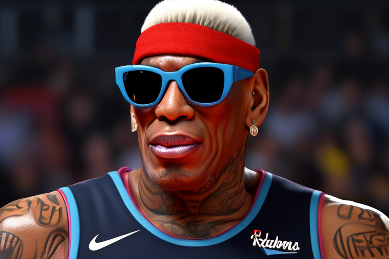 How much is the former NBA star Dennis Rodman worth in 2024? 😉