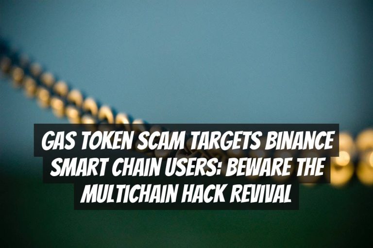 Gas Token Scam Targets Binance Smart Chain Users: Beware the Multichain Hack Revival